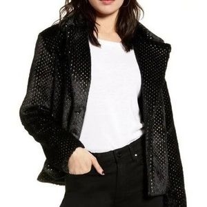 Like New Faux Fur Sparkle Jacket!